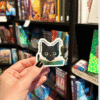 Sticker Reading in progress katt