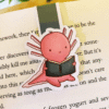 Magnetiskt bokmärke axolotl.