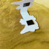 Magnetiskt bokmärke axolotl.