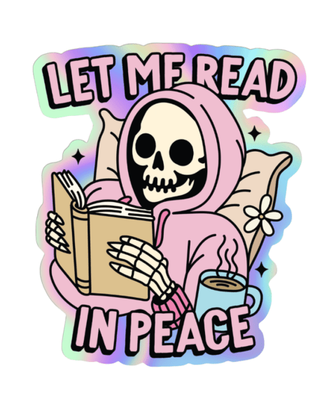 Sticker - Let me read in peace